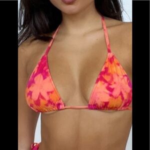 Sanders swim top Flora small NWT